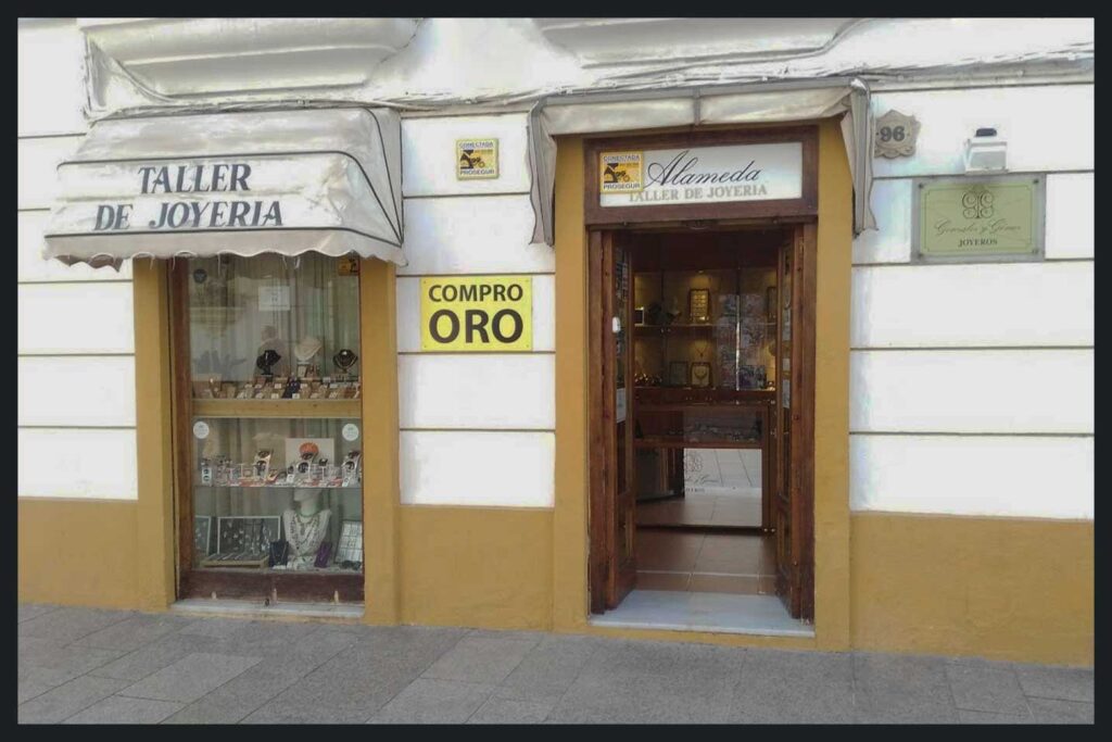 Exterior de la Joyería Alameda en San Fernando, Cádiz
